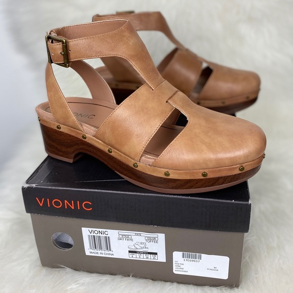 Vionic Shoes | Vionic Day Faye Ankle Strap Clogs | Poshmark